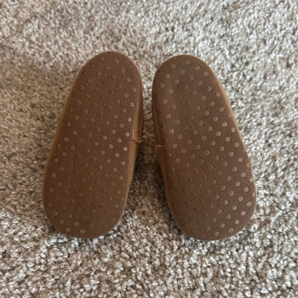 Carter's Brown Lace-Up Baby Walker Shoes